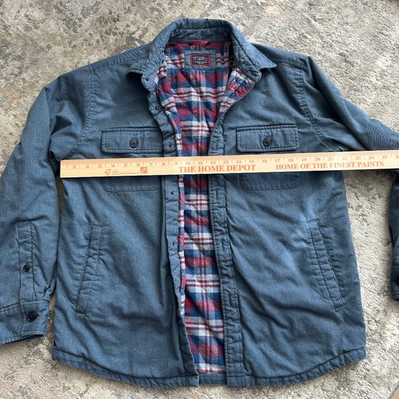 Untuckit men's blue shirt jacket size medium - Picture 2 of 3